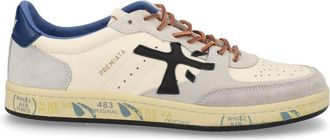 Premiata Beige Bsktclay Perforated Panel Sneakers