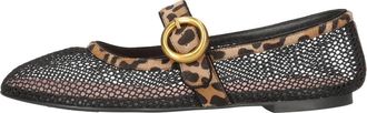 Pretty Ballerinas Mesh Buckle Mary Jane in Black at Nordstrom, Size 39.5