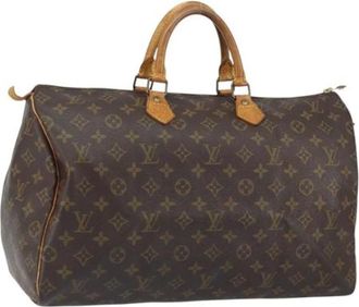 Louis Vuitton Pre-owned Handbags, female, Brown, Size: ONE SIZE Pre-owned Canvas Handbag