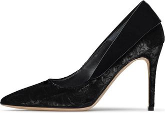 Loriblu Decollete - Dames - Pumps - Zwart - 36 EU - Leer - Schoenen