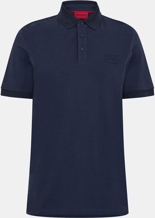 HUGO BOSS Hugo Mens Dereso Regular Fit Polo Shirt in Dark Blue - Size Medium