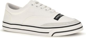 Dolce & Gabbana Womens Sailing Canvas Sneakers Bianco-Panna Bianco/panna
