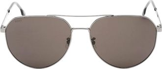 HUGO BOSS Mens Hugo Boss Ruthenium Frame Grey Lens Sunglasses - Size: ONE size
