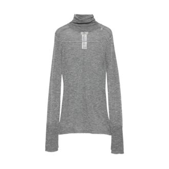 Elisabetta Franchi Turtlenecks - Knitwear - Mujer - Gris - M
