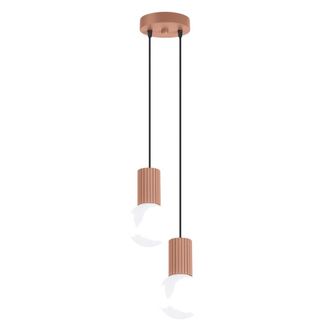 Sollux Lighting L&aacute;mpara colgantes mocca aluminio/vidrio alt. 120 cm