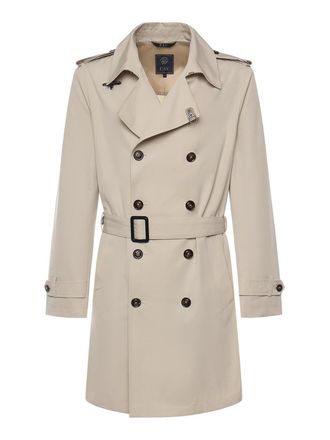 Fay Cotton-Blend Microfaille Trench Coat