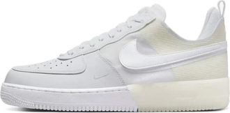 Nike Fitness, Heren, Wit, 38 1/2 EU, Leer, Air Force 1 React