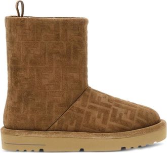 Fendi Dames, Schoenen, Bruin, Maat: 37 EU Suède