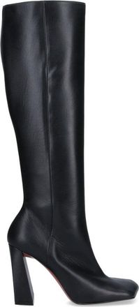 Amina Muaddi Marine Boots - Black