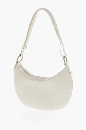 Off-white Leather Hobo Bag HEMISPHERE S With Chain Detail Off-White