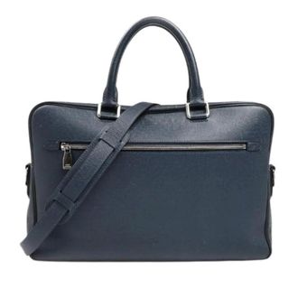 Louis Vuitton Pre-owned Handbags, male, Blue, Size: ONE SIZE Pre-owned Leather briefcases