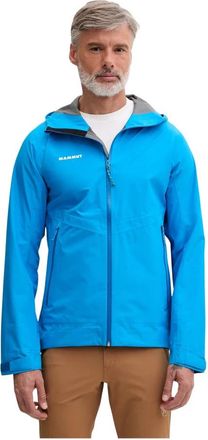 Mammut Alto Light HS Hooded Jacket - Heren - Regenjassen - Blauw - L - Polyester - Fitness