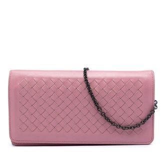 Bottega Veneta Pre-owned Bottega Veneta Nappa Intrecciato Continental Wallet on Chain Ladies KHESKC0QPPSPQ5WK