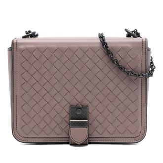 Bottega Veneta Tweedhands Small Nappa Intrecciato Catwalk Schoudertas