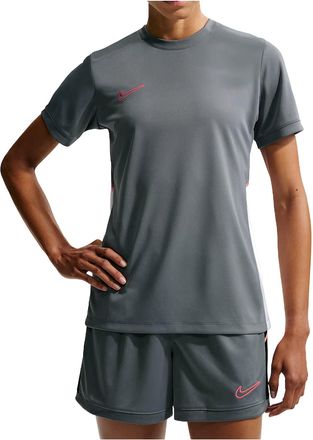 Nike (WMNS) Nike Academy Dri-FIT T-Shirt Smoke Grey White Hot Punch HM0815-084