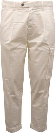 Officina36 Witte Model Broeken - Heren - Chinos - Wit - L - Broeken
