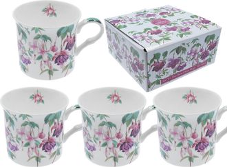 OEM Juego De 4 Tazas - Fucsia (fbch)
