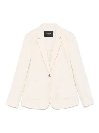 Seventy Blazer met slub-textuur - Beige