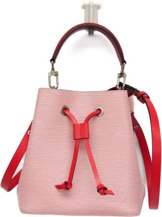 Louis Vuitton Noe Epi Leather Rose_Gold Leather Handbag (Pre-Owned)