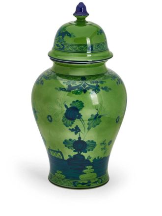 Ginori 1735 large Potiche porcelain vase - unisex - Porcelain - OS - Green