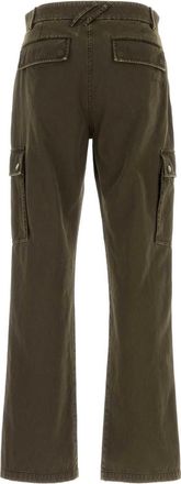 Burberry Mens Cotton Utility Cargo Pants Green