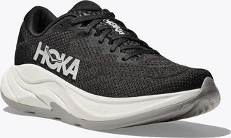 Hoka One One Mens Hoka One One Rincon 4 1155130-BBLC Sneaker Black Lace Up Road Running Shoes