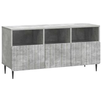 vidaXL Mueble De Tv Con Caj&oacute;n Gris Hormig&oacute;n 102 X 34,5 X 50 Cm Vidaxl