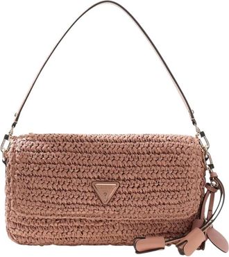 Guess Ofelia Flap Schoudertas - Dames - Schoudertassen - Bruin - ONE Size - Leer - Tassen