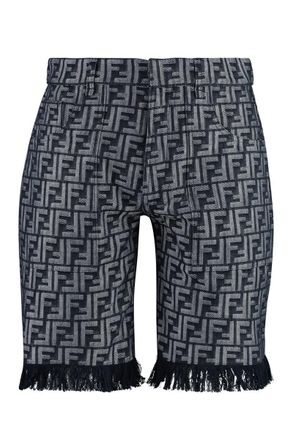 Fendi Denim Bermuda Shorts