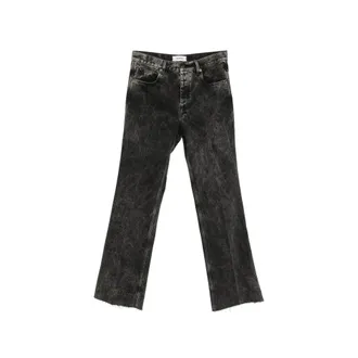 Spina Acid-wash Flared Jeans