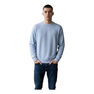 Calvin Klein Nano Logo Sweatshirt - male - Calvin Klein - Sweatshirts - Blue - 2XL - Sweatshirts & Hoodies