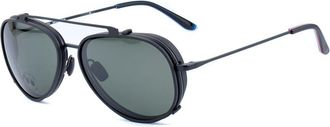 Vuarnet Mens Vl 1805 Clipon Sunglasses - Black Silver Steel - One Size