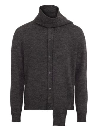 Maison Margiela virgin wool-blend cardigan - men - Virgin Wool/Acrylic - S - Grey
