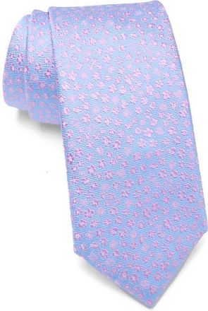 Nordstrom Adantee Floral Silk Tie in Lt.blue at Nordstrom