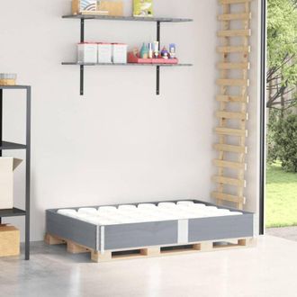 vidaXL Vidaxl - Paretale per Pallet Grigio 150x100 cm in Legno Massello di Pino