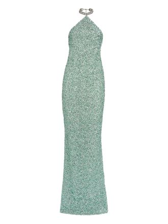 Taller Marmo Poseidon jurk - Groen