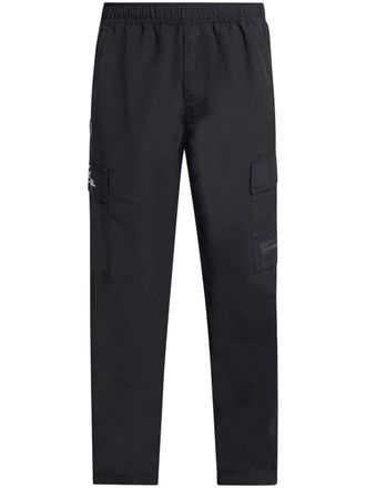 Aape By A Bathing Ape logo-patch cargo pants - men - Polyester - L - Black