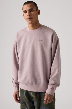 Levi's Authentic Crewneck Sweatshirt - Hombre - XL - Pink / Garment Dye Quail