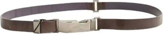 Gucci Pre-owned Belts, female, Brown, Size: ONE SIZE Pre-owned Leather Belt