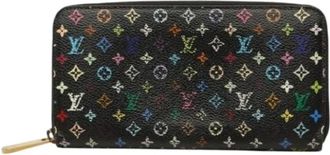 Louis Vuitton Pre-owned Long wallet (bi-fold) - Dames - Vintage Accessoires - Veelkleurig - ONE Size - Vintage