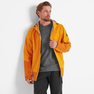 TOG24 Bowston Mens Waterproof Jacket Tangerine - Orange - Size X-Large