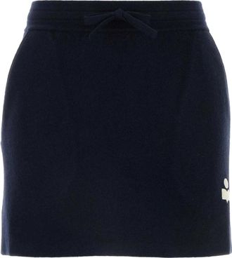 Isabel Marant Short Skirts, female, Blue, Size: S Amaline Mini Skirt