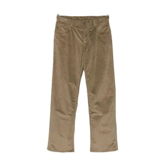Etro Stretch Katoenen Corduroy Broek - Heren - Broeken - Bruin - Maat: W33 Katoen