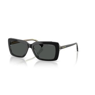 Ralph Lauren Rectangle Sunglasses - female - Ralph Lauren - Sunglasses - Black - 56 MM - Accessories