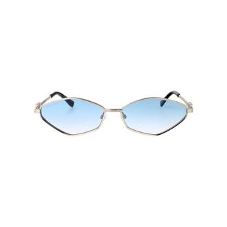 Dsquared2 Ovale Zonnebril van Metaal - Dames - Accessoires - Grijs - Maat: 59 MM