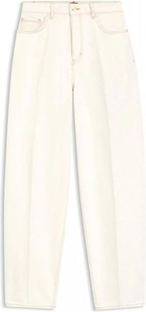 HUGO BOSS Loose-fit Jeans - Dames - Loose Fit Jeans - Beige - W27 - Jeans