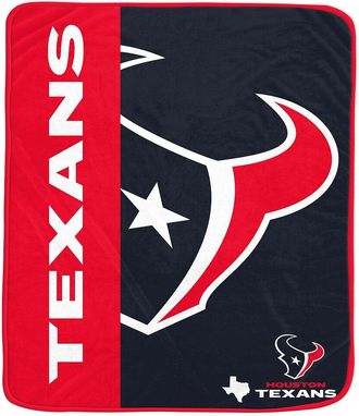 Pegasus Sports Houston Texans Nfl Team Logo Soft Fleece Throw