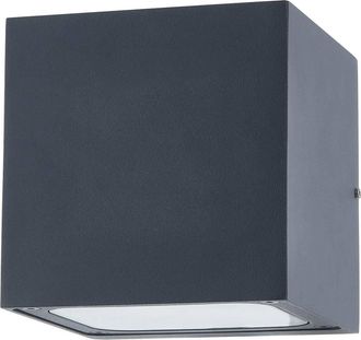 Lucande Lucande - L&aacute;mpara De Pared Led Exterior merjem En Gris Aluminio