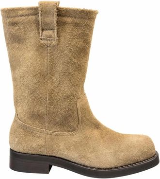 Paura Leren Hoge Laars - Heren - Hoge Laarzen - Beige - 42 EU - Leer - Schoenen
