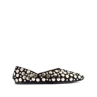 Khaite Ballerinas, female, Black, Size: 9 US Jane Flat